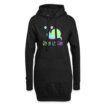 Course à pied Jogging Marathon - Sweat-shirt à capuche long Femme - noir - Devant