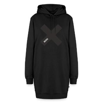 Xberg Berlin Kreuzberg 36 Kreuzberger Sprüche - Hoodie-Kleid - Schwarz - Vorne - AI Model Female 172 light (172cm)