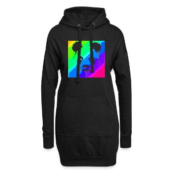Panda | | Panda Bear Asie | Animaux - Sweat-shirt à capuche long Femme - noir - Devant
