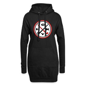 feldhockey hockey hockey hockey hockey gazon hcky - Sweat-shirt à capuche long Femme - noir - Devant
