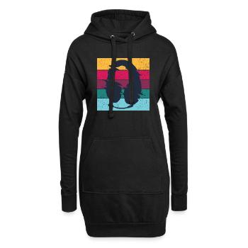 Jeu Écouter Gaming Gamer Cadeau Joueur Joueur - Sweat-shirt à capuche long Femme - noir - Devant