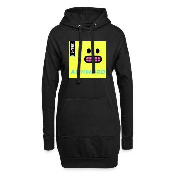 Journée Emoji 2022 - Emoji Awkward - Design A - Sweat-shirt à capuche long Femme - noir - Devant
