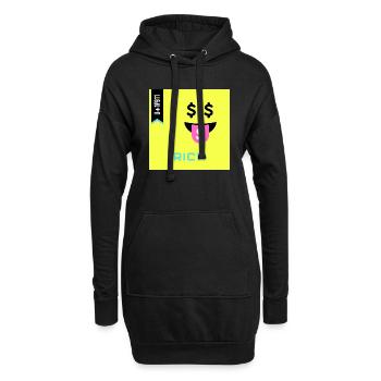Journée Emoji 2022 - Emoji Rich - Design A - Sweat-shirt à capuche long Femme - noir - Devant