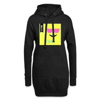Emoji Day 2022 - Emoji Cool - Design A - Hoodie Dress - black - Front