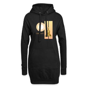 Namaste - Hoodie-Kleid - Schwarz - Vorne