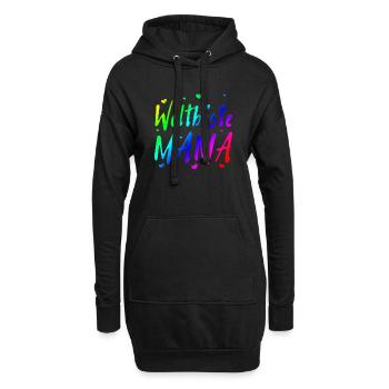 Weltbeste Mama | Mutter | Mama | Eltern | Frau - Hoodie-Kleid - Schwarz - Vorne