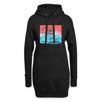Hallo Sommer, Hallo Sommer - Hoodie-Kleid - Schwarz - Vorne