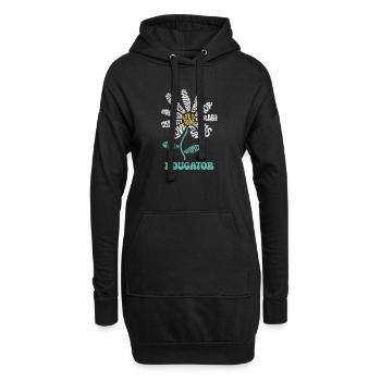 Life Is Good The Art Of Optimism Educator - Hoodie-Kleid - Schwarz - Vorne
