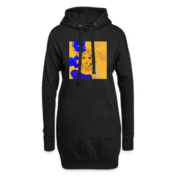 Sun - Hoodie-Kleid - Schwarz - Vorne