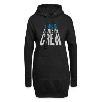 Leader Cousin Crew Team - Hoodie-Kleid - Schwarz - Vorne