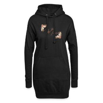 la Mariée evjf t-shirt assorti - Sweat-shirt à capuche long Femme - noir - Devant