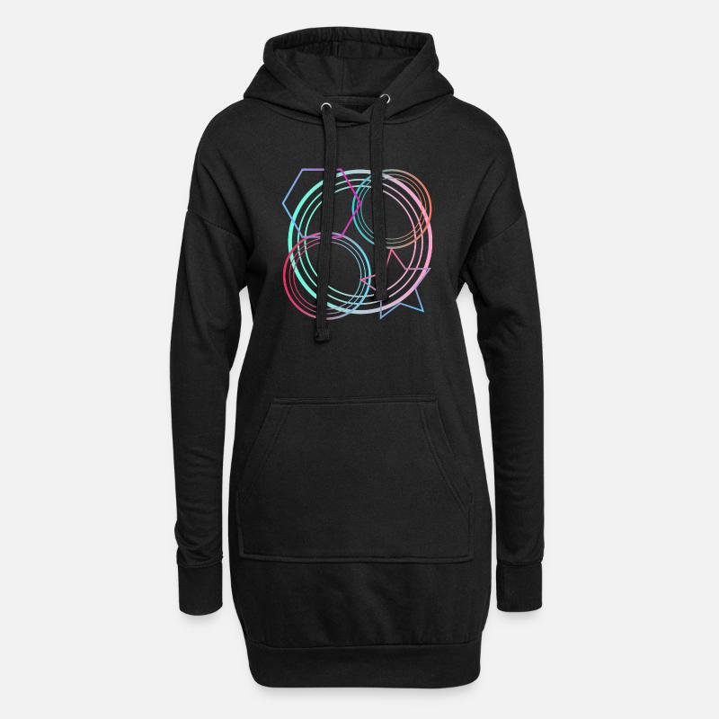 Farbform - Hoodie-Kleid - Schwarz