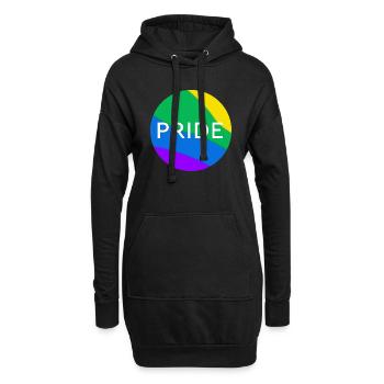 Pride - Hoodie-Kleid - Schwarz - Vorne