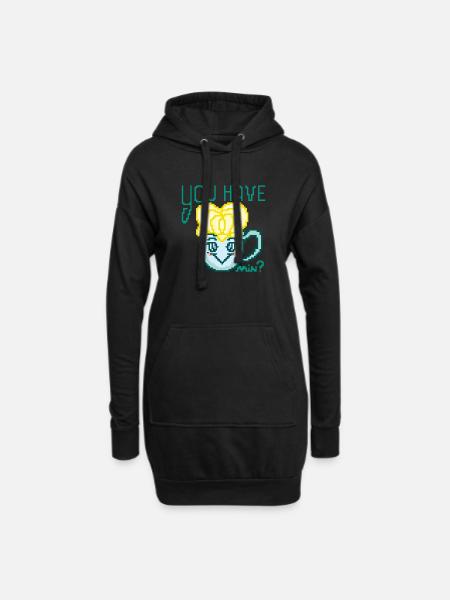 MOMENT - Hoodie Dress - black