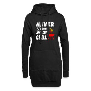 Griller - Sweat-shirt à capuche long Femme - noir - Devant