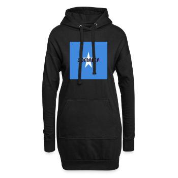 Somalia - Hoodie-Kleid - Schwarz - Vorne