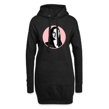 Sanna Marin - Premier ministre de Finlande - Sweat-shirt à capuche long Femme - noir - Devant