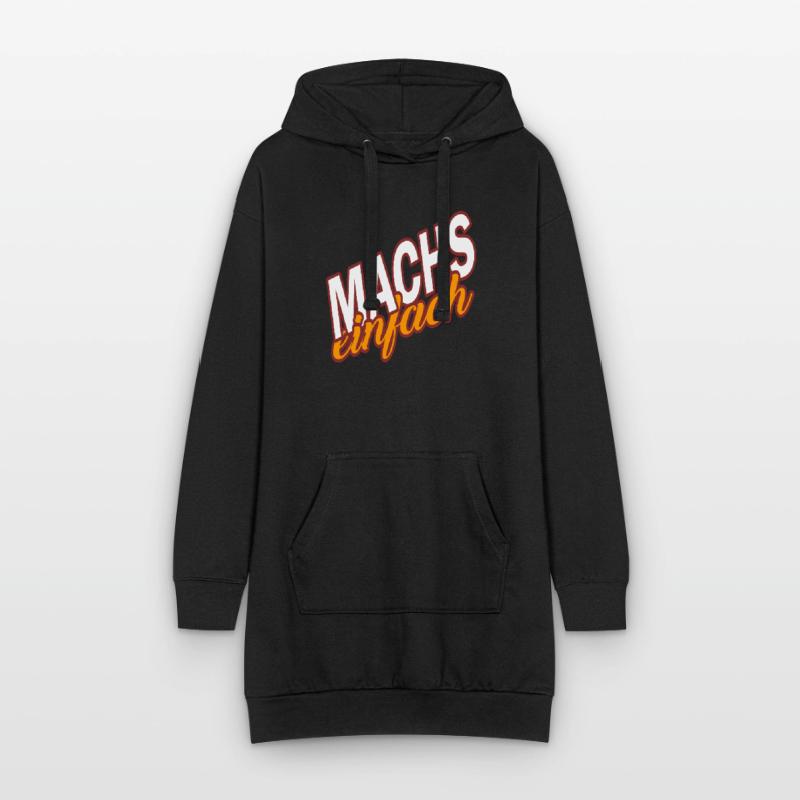 MAKE IT EASY - make it easy Hoodie Dress