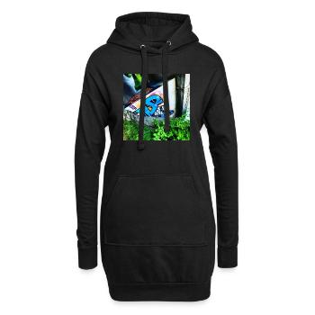 Sour Skull - Hoodie-Kleid - Schwarz - Vorne