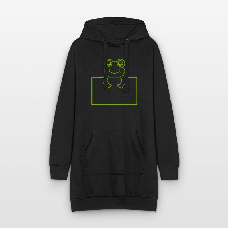 Shield show comic frog Hoodie Dress