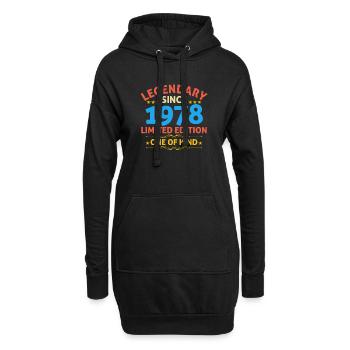 Légendaire depuis 1978 Edition Limitée - Sweat-shirt à capuche long Femme - noir - Devant