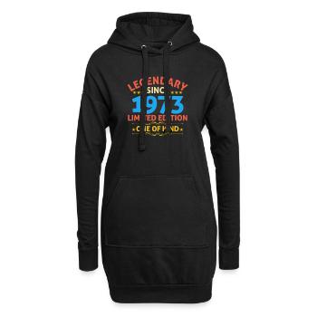 Legendär seit 1973 Limited Edition - Hoodie-Kleid - Schwarz - Vorne