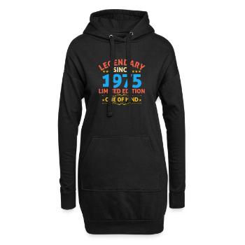 Légendaire depuis 1975 Edition Limitée - Sweat-shirt à capuche long Femme - noir - Devant