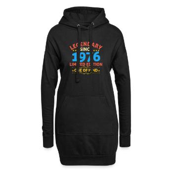 Légendaire depuis 1976 Edition Limitée - Sweat-shirt à capuche long Femme - noir - Devant
