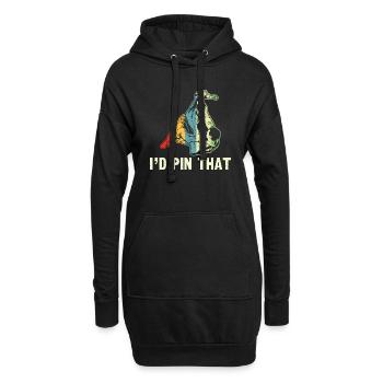BJJ Jiu-Jitsu Brésilien - Sweat-shirt à capuche long Femme - noir - Devant