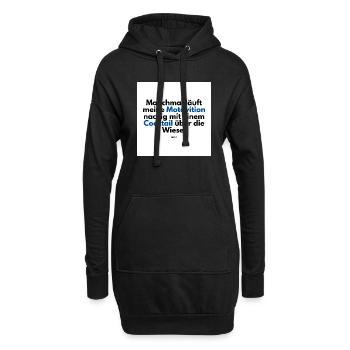 Motivation - Hoodie-Kleid - Schwarz - Vorne