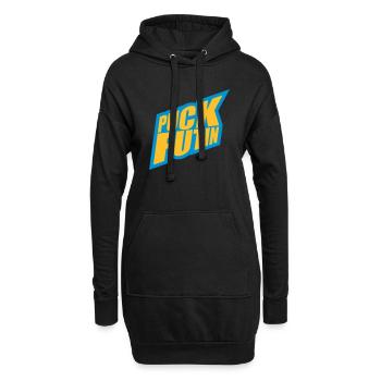 Conception du logo Puck Futin - Sweat-shirt à capuche long Femme - noir - Devant