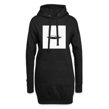 UFO - Hoodie Dress - black - Front