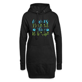 Mumie - Hoodie-Kleid - Schwarz - Vorne