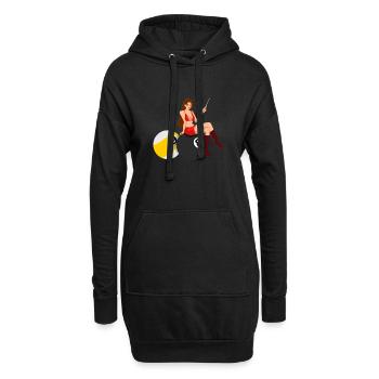 Snooker Pool Billard - Hoodie-Kleid - Schwarz - Vorne