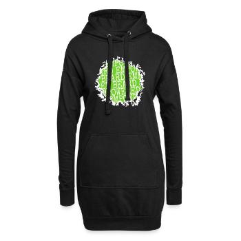 sunglasses chubby chaser beard accessory store - Hoodie-Kleid - Schwarz - Vorne