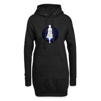Cajun Königin - Hoodie-Kleid - Schwarz - Vorne