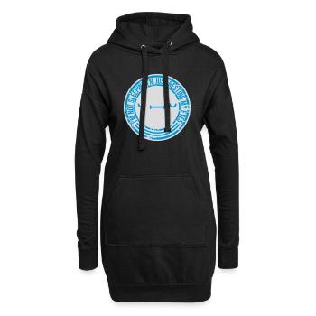 im not sleeping Zitat - Hoodie-Kleid - Schwarz - Vorne