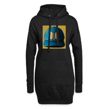 Cappe - Hoodie-Kleid - Schwarz - Vorne