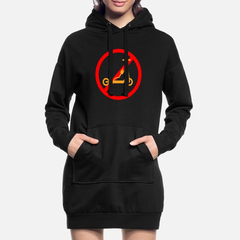 E-Scooter E-Roller Scooter Sweat-shirt à capuche long Femme