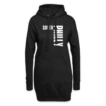 South Philly Philadelphie - Sweat-shirt à capuche long Femme - noir - Devant