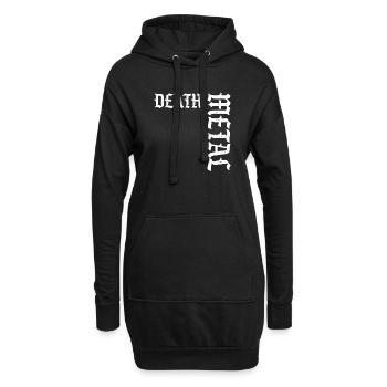 Death Metal Vintage - Hoodie-Kleid - Schwarz - Vorne