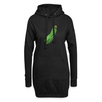 Zucchini - Hoodie-Kleid - Schwarz - Vorne