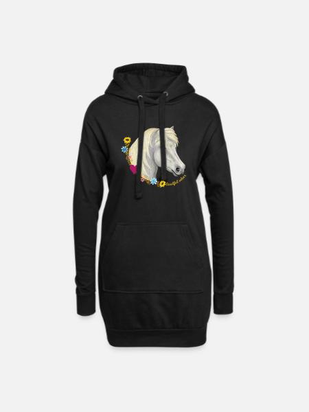 Pony soulful vibes - Hoodie Dress - black