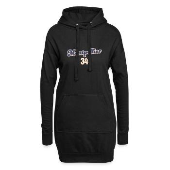 Montpellier France 34 - Sweat-shirt à capuche long Femme - noir - Devant