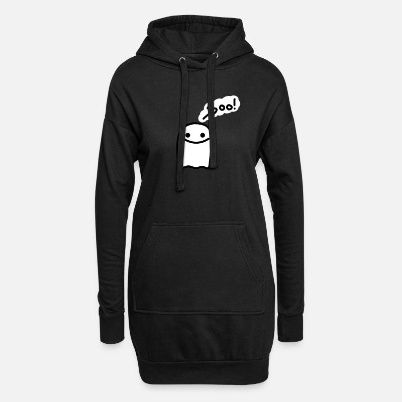 Süßer Geist - Hoodie-Kleid - Schwarz