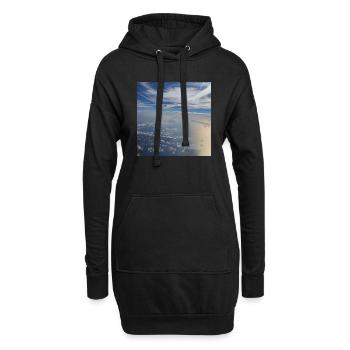 skyphotography 04 - Hoodie-Kleid - Schwarz - Vorne