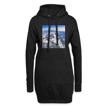 skyphotography 16 - Hoodie-Kleid - Schwarz - Vorne