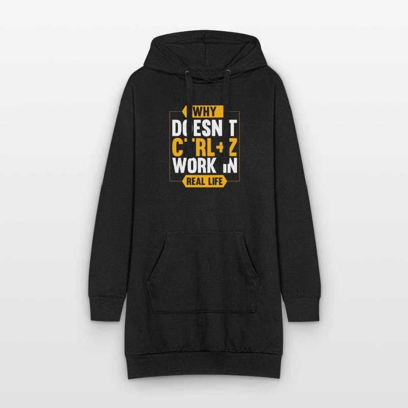 Geschenkprogrammierer PC STRG Z Computer Hoodie-Kleid