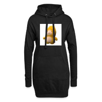 Welchen Weg bin ich jetzt gegangen in Niedlich - Hoodie-Kleid - Schwarz - Vorne
