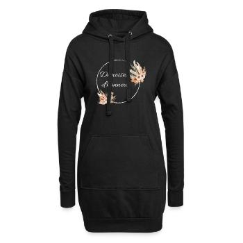 Demoiselle d'honneur - Sweat-shirt à capuche long Femme - noir - Devant